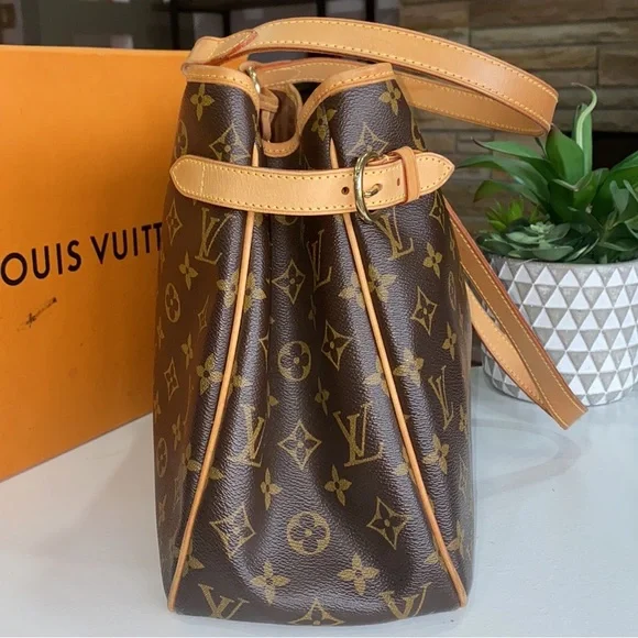 Louis Vuitton Brown Monogram Tote Bag - Picture 5 of 17